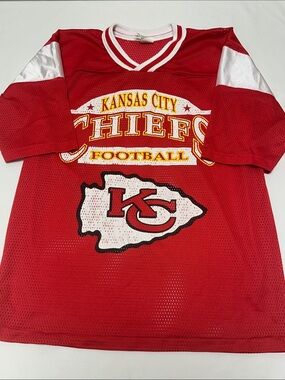 Kids Kansas City Chiefs Red Football Jersey